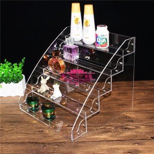 亚克力香水架 化妆品货架 直播展示架 收纳架 化装品架格子铺货架
