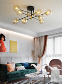后现代轻奢吸顶灯创意个性 客厅灯具房间灯主卧室网红北欧卧室灯
