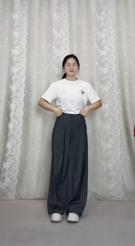 M0 高腰显瘦直筒西裤