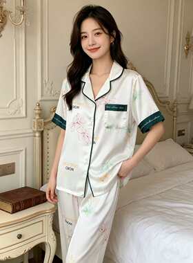 X85-30 宣锦白玉兰女式睡衣家居服