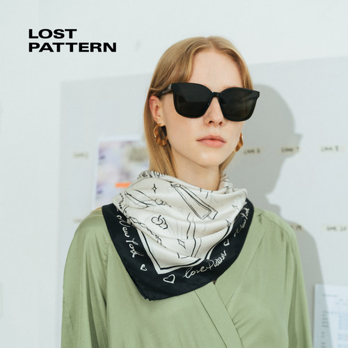 双成记纽约系列真丝中方巾