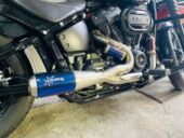 哈雷改装 VG手工制造钛合金定制二出一性能排气软尾突破路威ST旅行