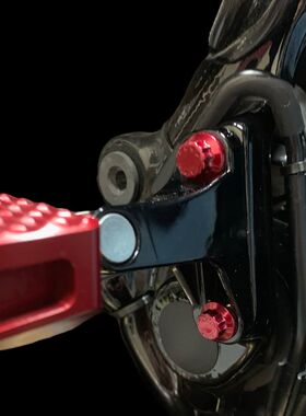 哈雷改装arp强化螺丝m8公路双灯滑翔乘客脚踏螺丝防松动金色红色