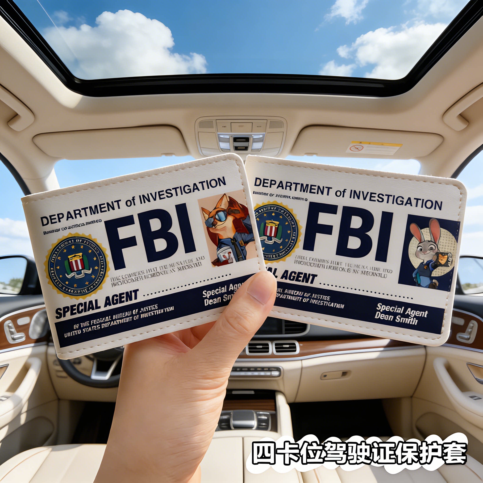 可爱卡通情侣款防水驾驶证保护套