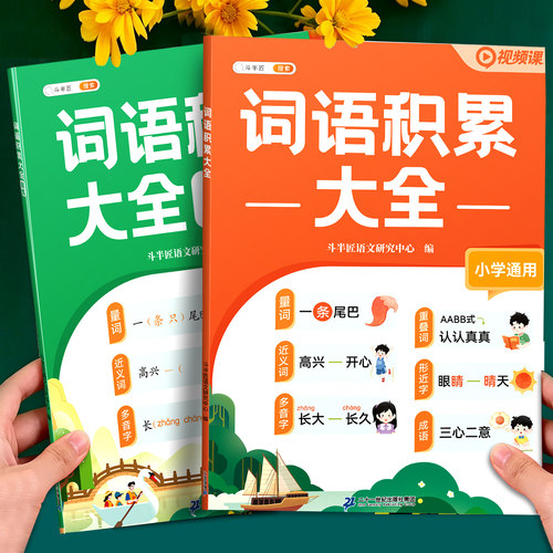 套装2本小学生词语积累大全训练