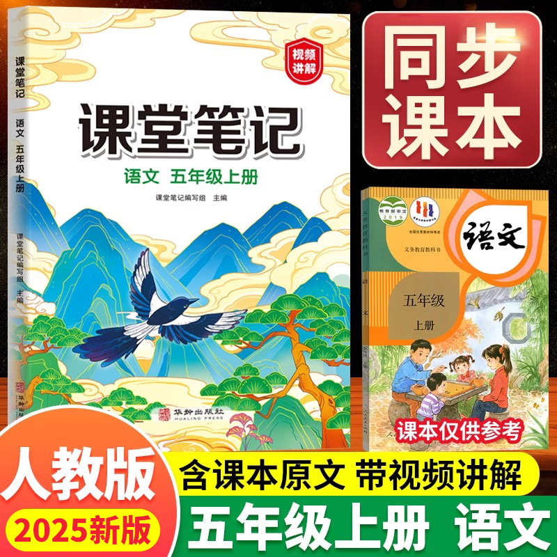 五年级上册课堂笔记（含原文）