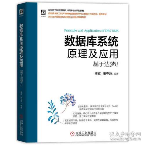 正版  数据库系统及应用——基于达梦8 大中专高职计算机 李辉 张守帅 编著  9787111695585 机械工业出版社