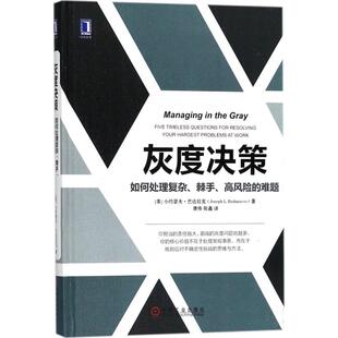 正版 灰度决策：如何处理复杂、棘手、高风险的难题 9787111584643 机械工业出版社