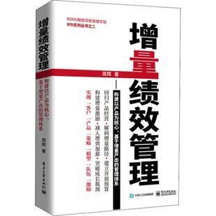 正版 增量绩效管理——构建以产品为核心、基于增量产出的管理体系 9787121351235 电子工业出版社