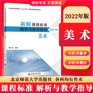 正版现货 2022年美术新版义务教育课程标准解析与教学指导美术音乐艺术课程标准解读 配套艺术课程标准小学初中通用北师大解析系列