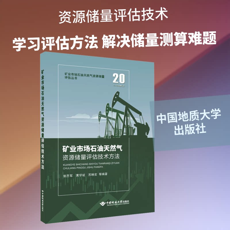 正版 矿业市场石油天然气资源储量评估技术方法 9787562559450 中国地质大学出版社