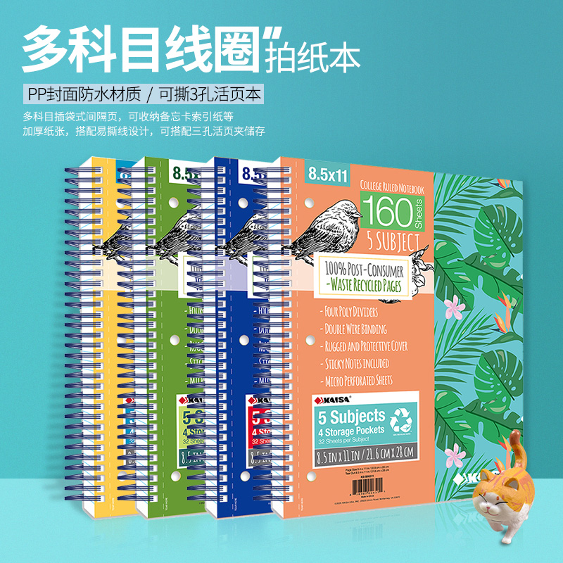 凯萨kaisa拍纸本活页本笔记本