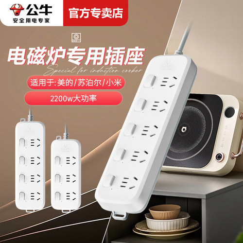 公牛电磁炉专用插座2200w大功率