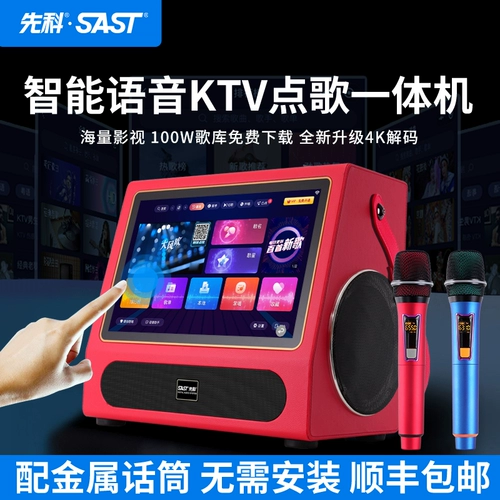 Сянке 860 Family KTV Audio Set Fabring Fringship Полная певица Порт Плата ОК ALL -IN -Один гостиная поет сенсорный экран Профессионал K Dian Dian Singing Stage Cinema Conference Conference