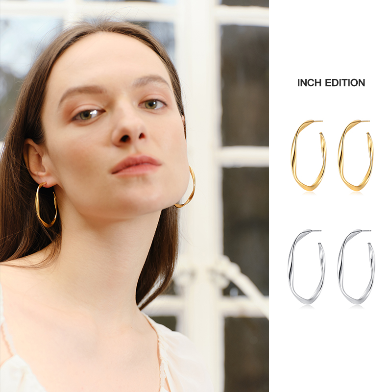 暮光之城波光粼粼大麻花耳环