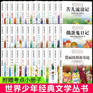 小学初中课外阅读必读小说国内外名著大全安徒生童话昆虫记格林童话秘密花园和达人一起读绿野仙踪海底两万里小学故事书 抖音同款