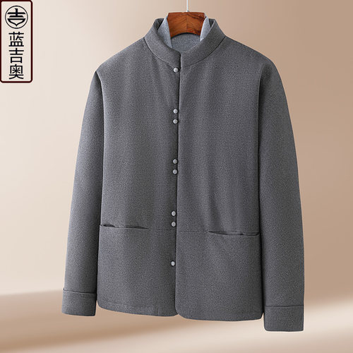 羽绒服唐装男冬装加厚保暖棉服