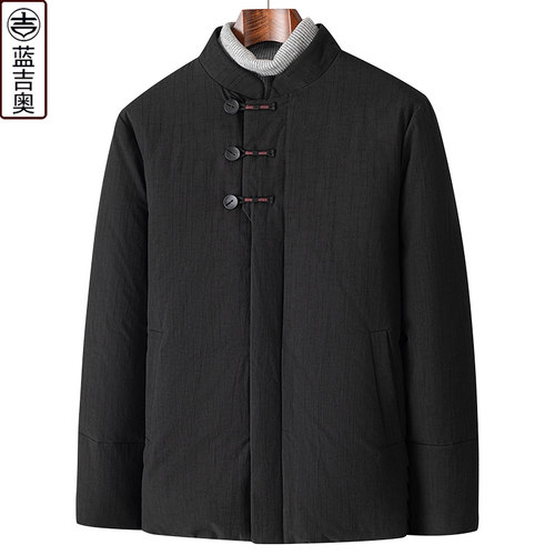 中青年男士中国风羽绒服冬装外套