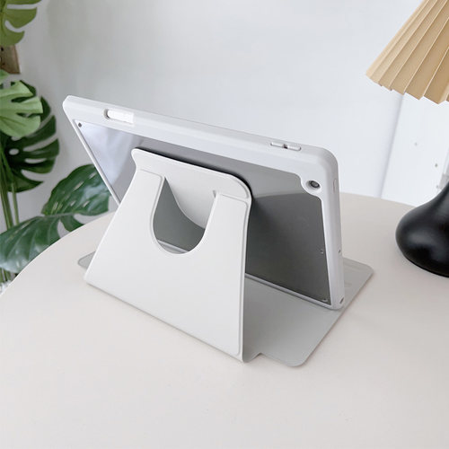ipadpro第四代保护套11寸10苹果9平板壳air5/4旋转支架6亚克力A2602笔槽12.9防弯10.2钢化膜8适用高级感mini6