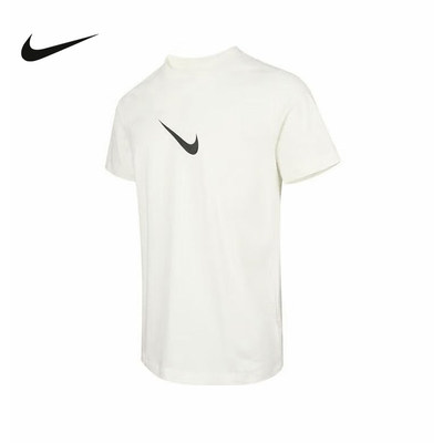 Nike耐克男子新款篮球健身透气字母印花短袖运动T恤HV1694-133