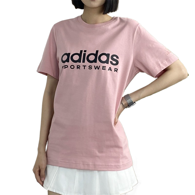 Adidas/阿迪达斯正品夏季新款男女透气运动上衣圆领短袖T恤JP1771