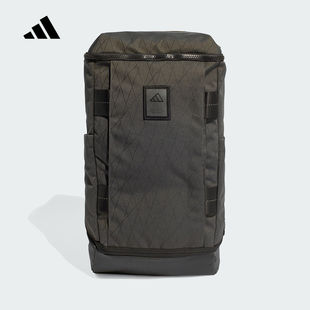 adidas阿迪达斯胸前束带旅行收纳包2025夏男女健身双肩背包JN6507