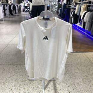 Adidas/阿迪达斯2025夏季款男士透气休闲健身训练T恤JE5746
