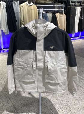 New Balance梭织连帽夹克男运动服复古外套AMJ43309 AMJ51322