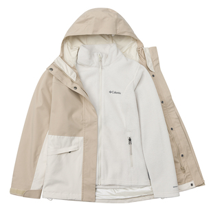 XR2855 哥伦比亚三合一冲锋衣外套女运动服户外防风衣夹克XR4528