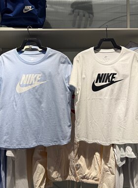 NIKE耐克女短袖26夏季新款跑步运动休闲圆领半袖T恤 DX7907-100