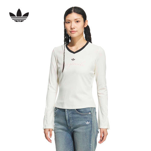 阿迪达斯 （adidas）|（新款）2026春女长袖T恤 KS2382