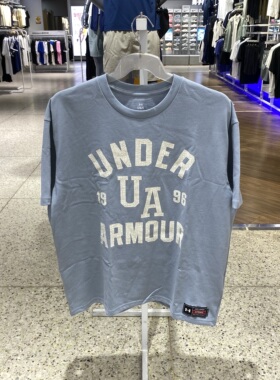 安德玛UA短袖男装户外运动跑步圆领T恤1377560 6001858 1390179