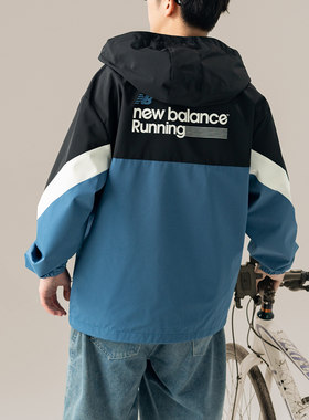 New Balance NB连帽外套男装秋季新款工装运动服男士休闲夹克上衣
