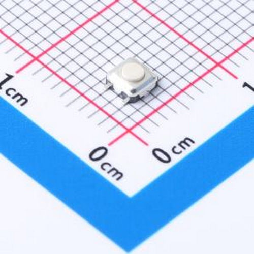 TVAF03-E015C2L-R 3X3/平脚/1.5H/250gf/黑底LCP白钮/带接地/双簧