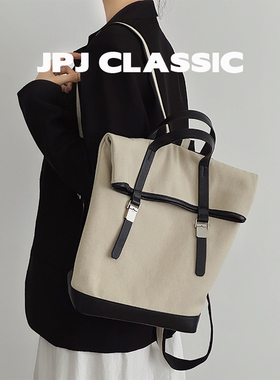jpjclassic小众设计双肩包休闲大容量旅游背包百搭轻便度假风通勤