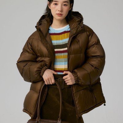 90白鸭绒羽绒服女2025秋冬新款