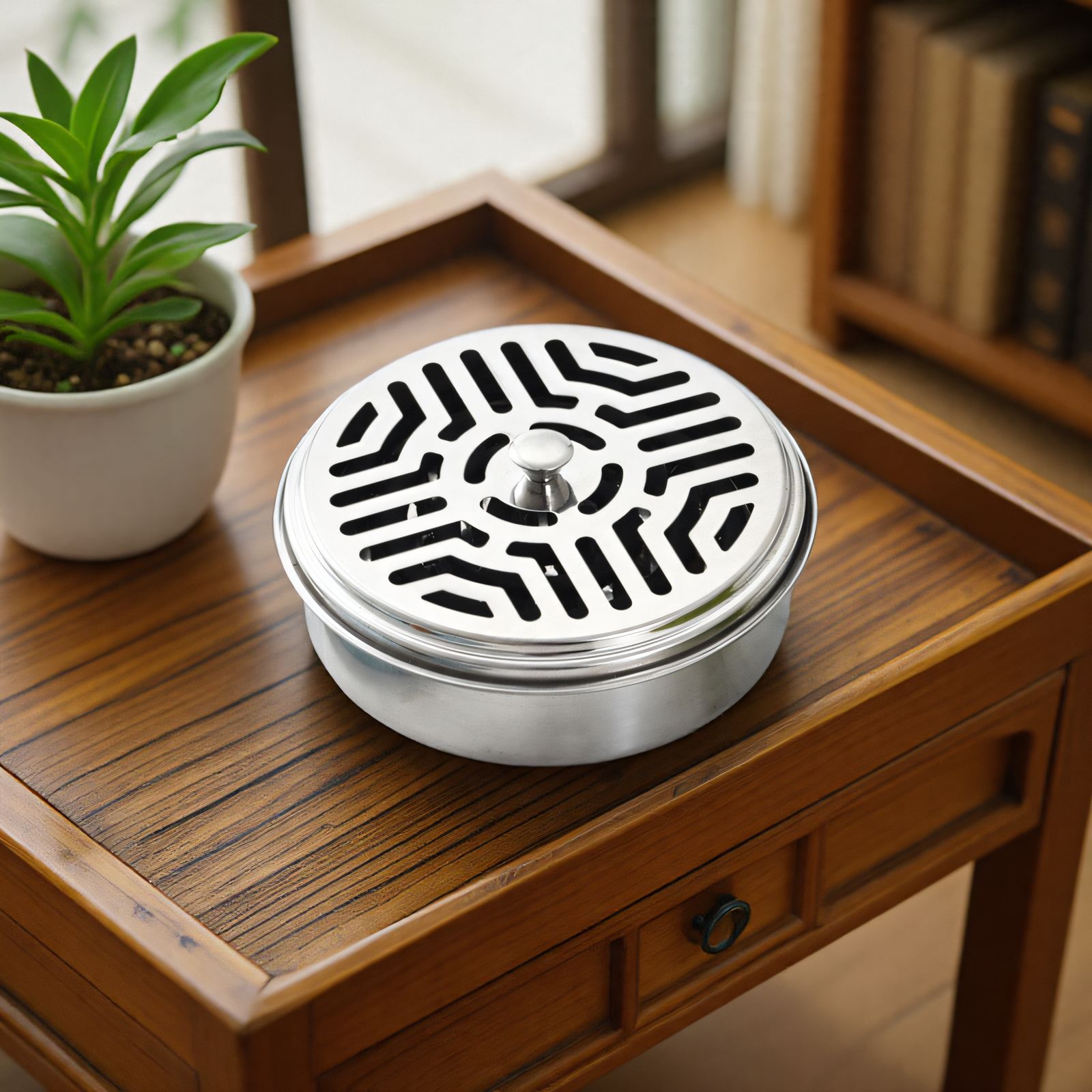 蚊香盘托网格不锈钢蚊香接灰盘特大号蚊香放置器加厚蚊香支架托盘