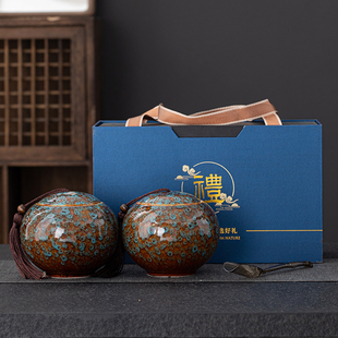 新款茶叶罐包装礼盒空盒通用包装红茶滇红花茶翠竹包装盒普尔定制