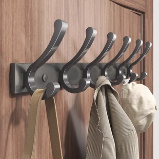 挂衣架壁挂墙上门后挂衣钩免打孔进门玄关衣服挂钩入户门衣帽