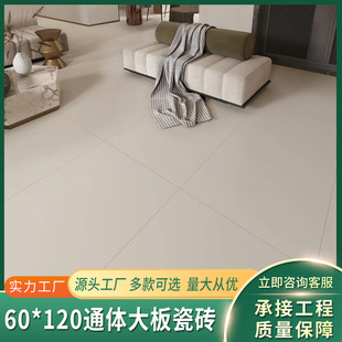广东佛山瓷砖600 1200天鹅绒奶油风柔光微水泥瓷砖客厅电视背景砖