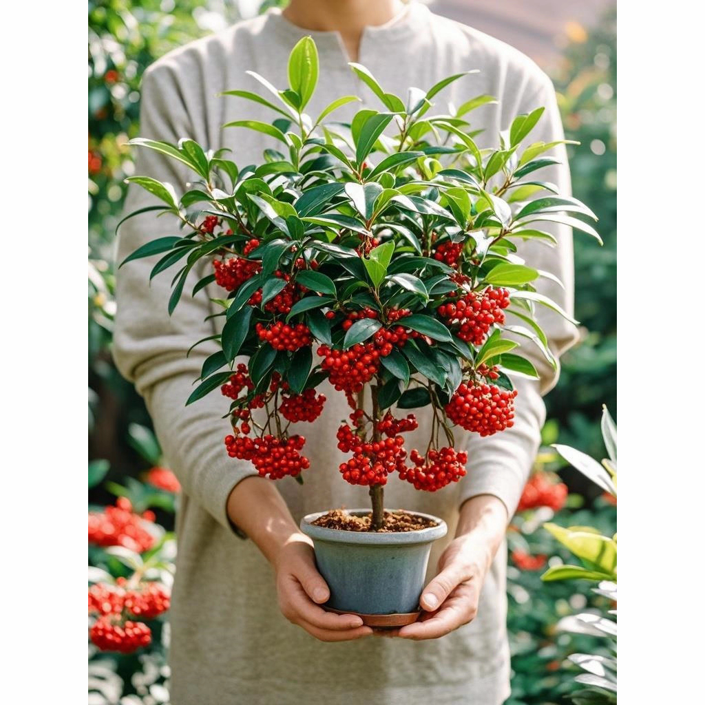 富贵子盆栽带果发货富贵籽花树苗金玉满堂耐寒冻好养植物年宵花卉
