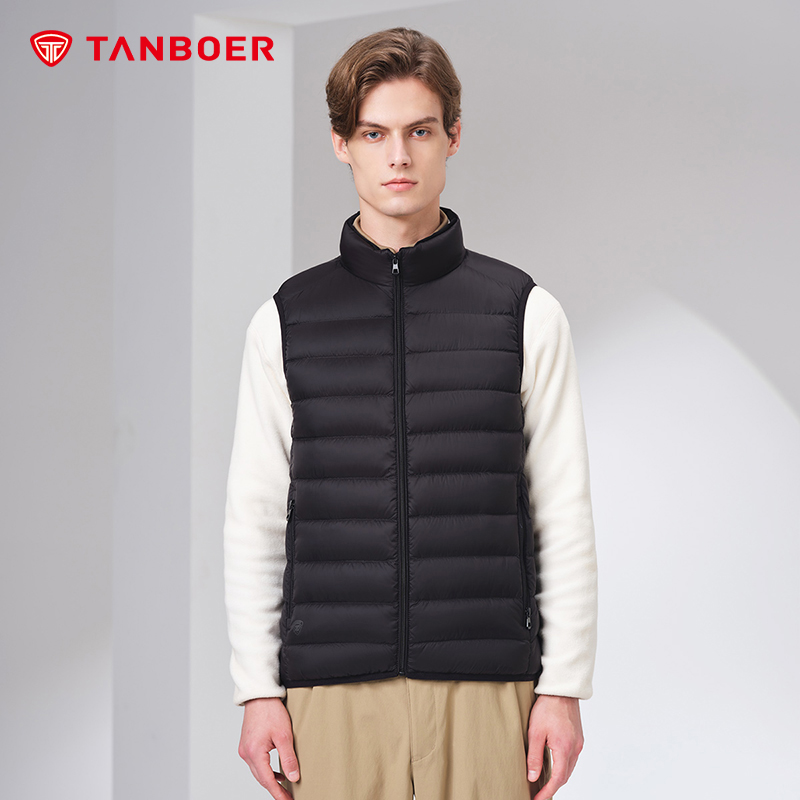 坦博尔男士经典轻薄羽绒马甲