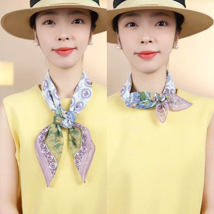 西丽纱薄款气质丝巾女2025新款围巾百搭春夏季防晒小方巾时尚领巾,服饰配件/皮带/帽子/围巾,围巾/丝巾/披肩,淘宝优惠券,粉丝福利购,淘宝优惠卷