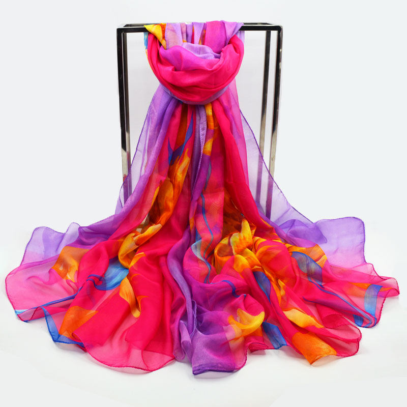 超大丝巾围巾女夏季防晒沙滩巾防晒披肩度假雪纺旅游广场舞纱巾