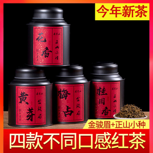 【红茶组合】武夷山特级正山小种红茶正宗金骏眉新茶叶散装浓香型