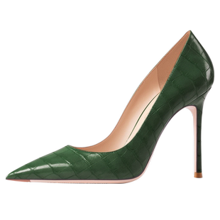 hltino直播清仓款性感尖头高跟鞋女细跟浅口百搭单鞋子大小码女鞋