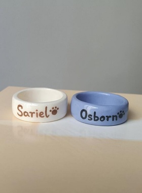 ins小众异形陶瓷釉面彩绘金箔戒指珍珠开口指环女戒子高级感手饰