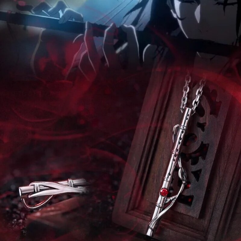 魔道祖师魏无羡笛子项链女国漫周边小说衍生周边动漫陈情笛锁骨链