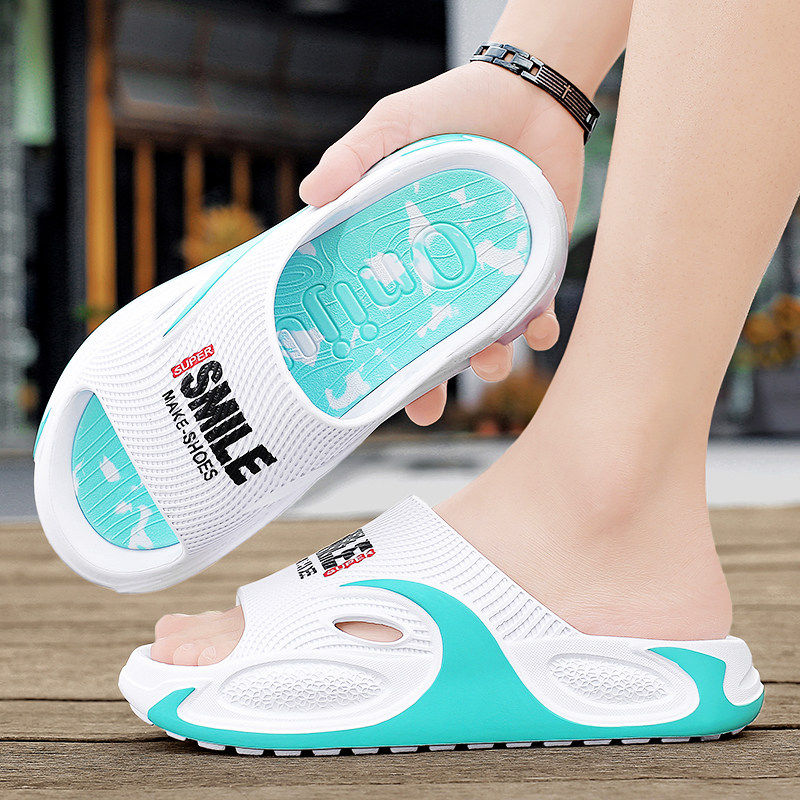 合成鞋业拖鞋男2026新款夏季外穿防滑浴室洗澡专用踩屎感运动大码