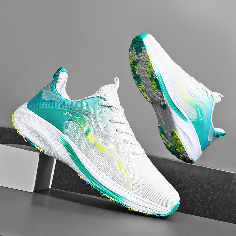 合成鞋业男鞋2026新款夏季透气网面学生跑步运动中考体测46特大码